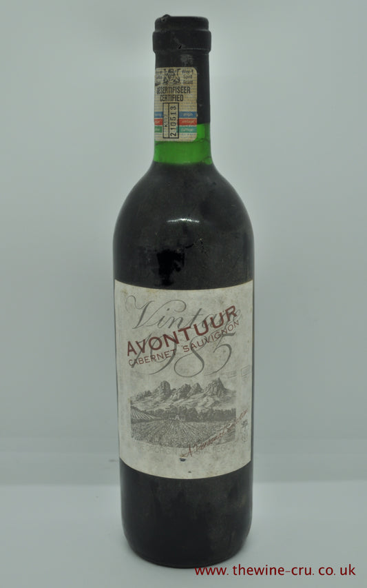 1985 vintage red wine. Avontuur Cabernet Sauvignon 1985. South Africa. Immediate delivery. free local delivery.