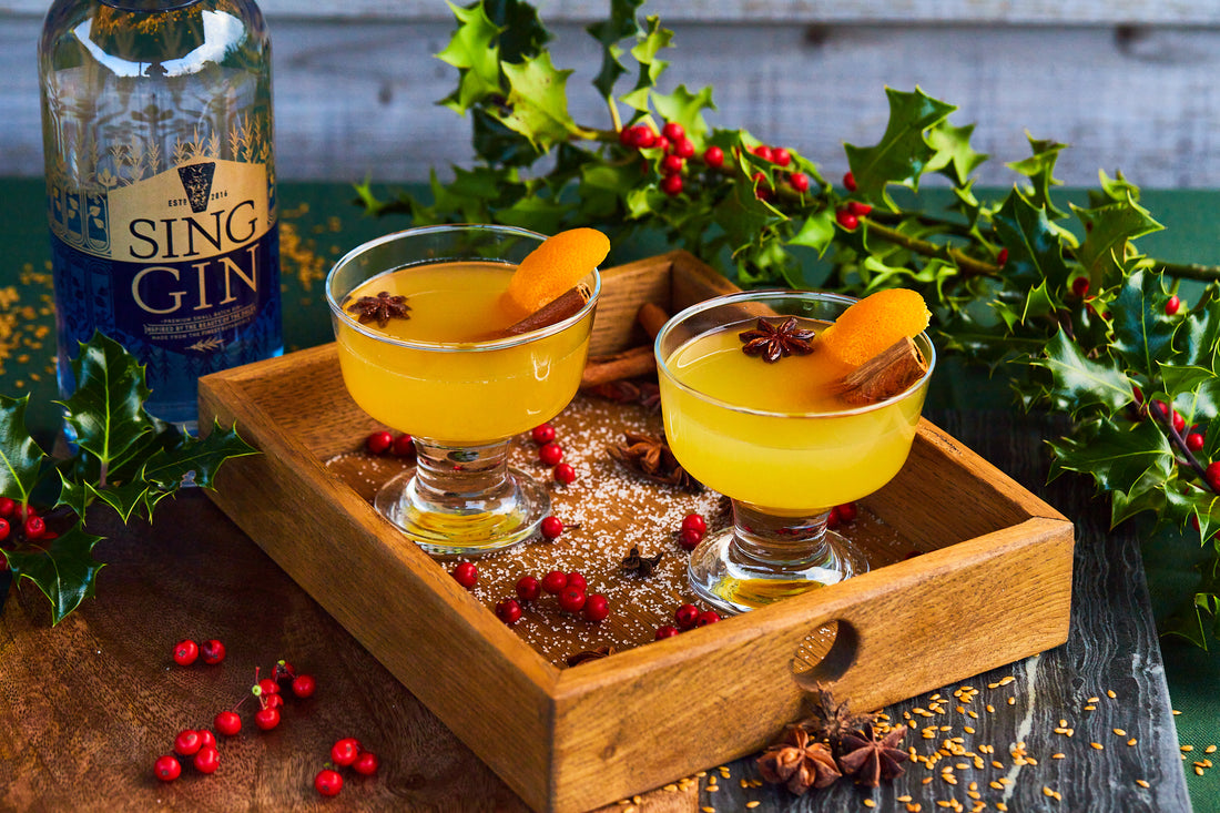 Christmas Cocktails from Sing Gin