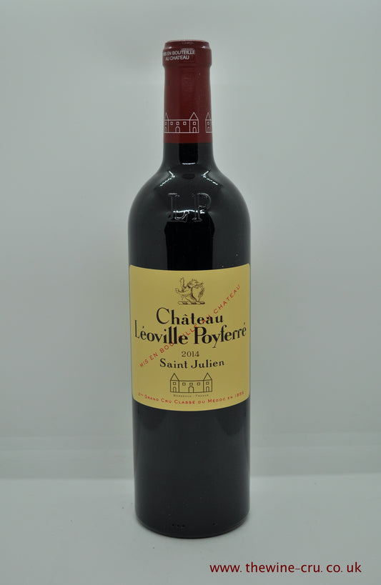 2014 vintage red wine. Chateau Leoville Poyferre 2014. France, Bordeaux. Immediate delivery. Free local delivery. Gift wrapping available.