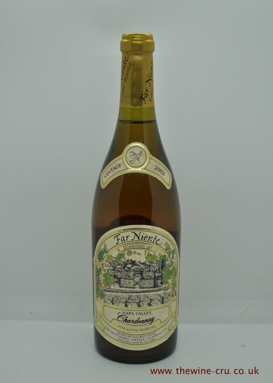 2002 vintage white wine. Far Niente Napa Valley Chardonnay 2002. The bottles are in good condition with the wine level 2cm below the cork. Immediate delivery. Free local deliver. Gift wrapping available.