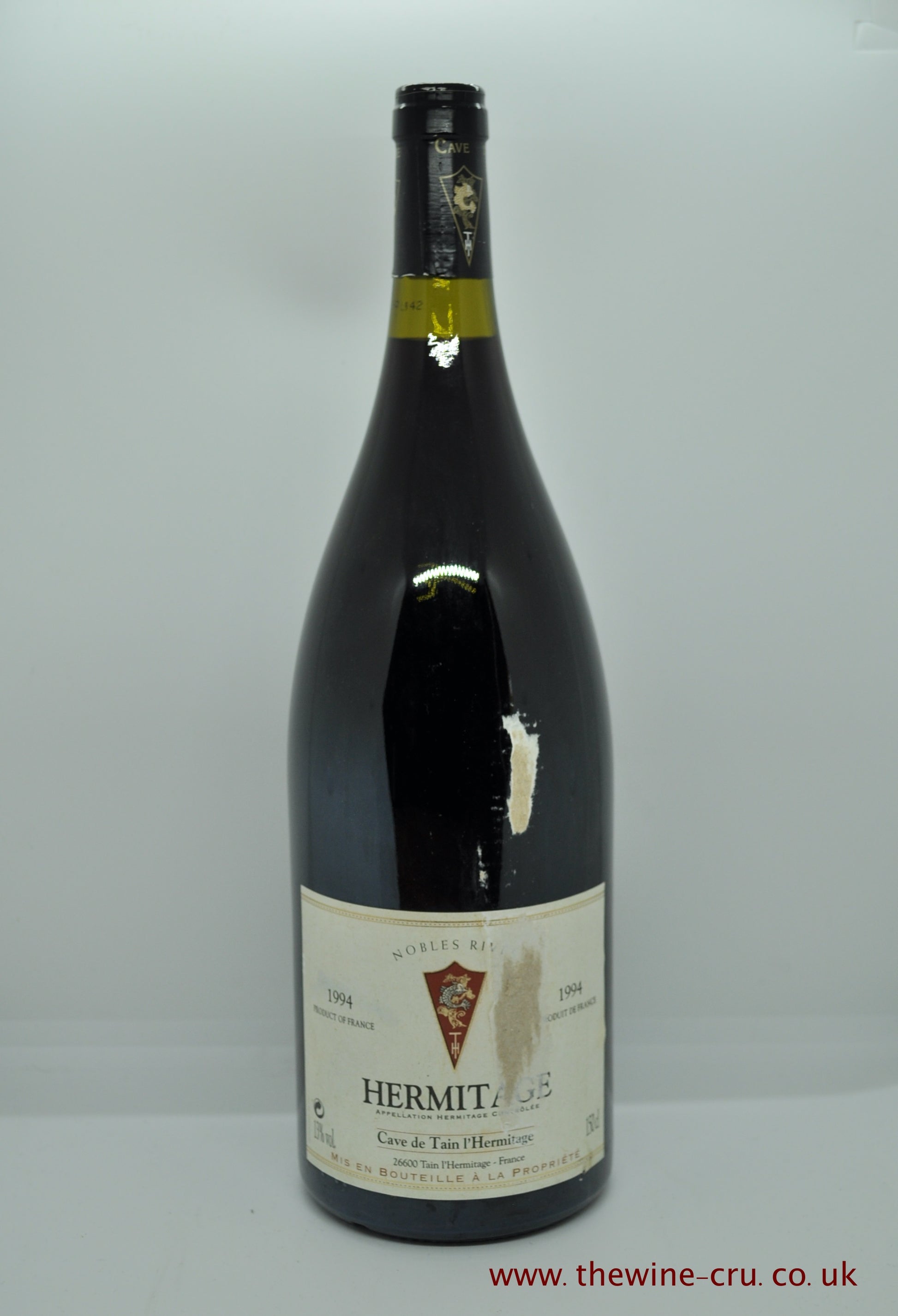 1994 vintage red wine. Hermitage Nobles Rives Cave De Tain Magnum 1994. France, Rhone. Immediate delivery. Free local delivery. Gift wrapping available.