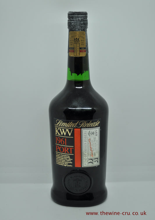 1961 vintage port wine. KWV Limited Release Port. South Africa. Immediate deliver. Free delivery. Gift wrapping available.