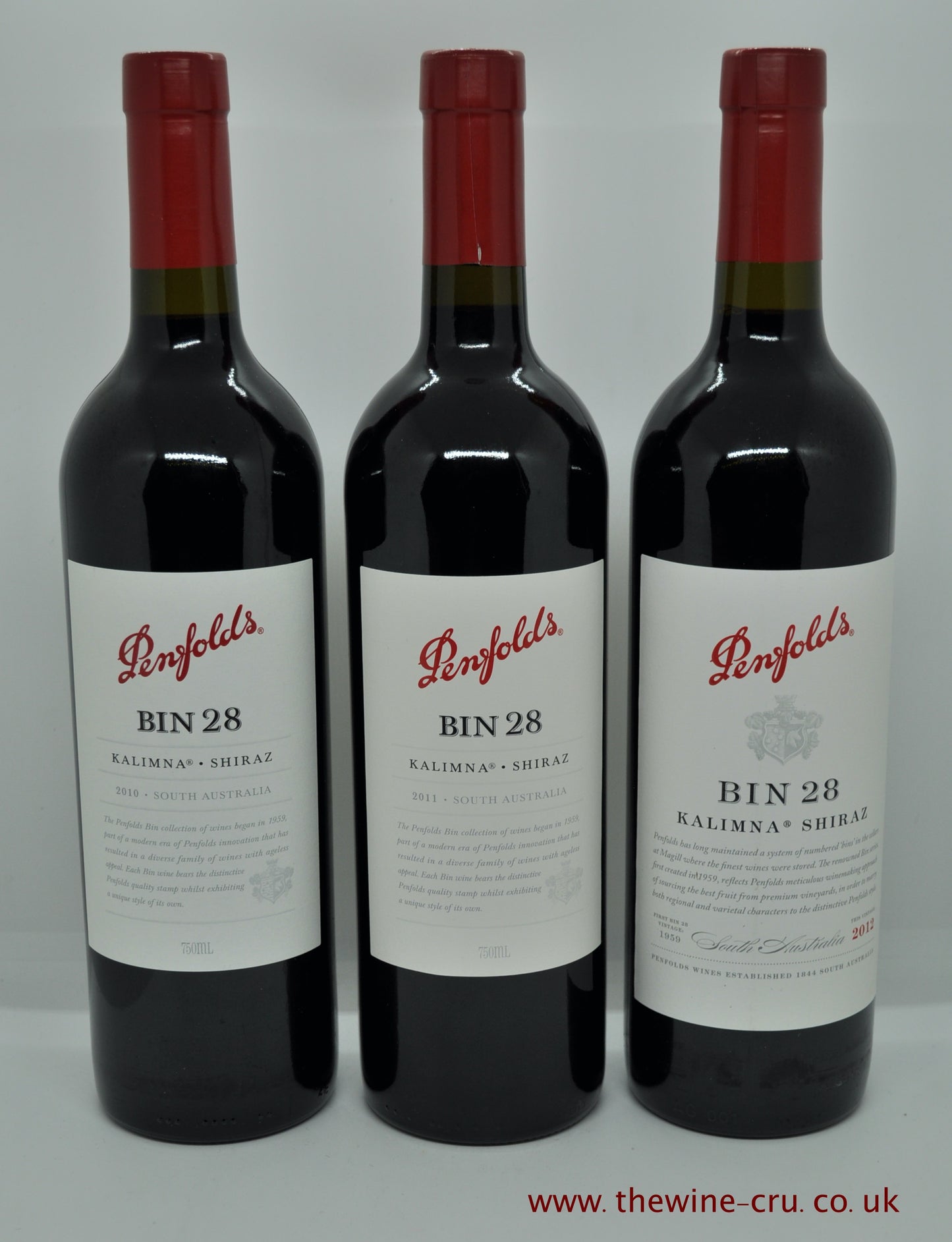 2010, 2011, 2012 vintage red wine. Penfolds Kalimna Shiraz  Tasting package. Australia. Immediate delivery. Free local delivery. Gift wrapping available.