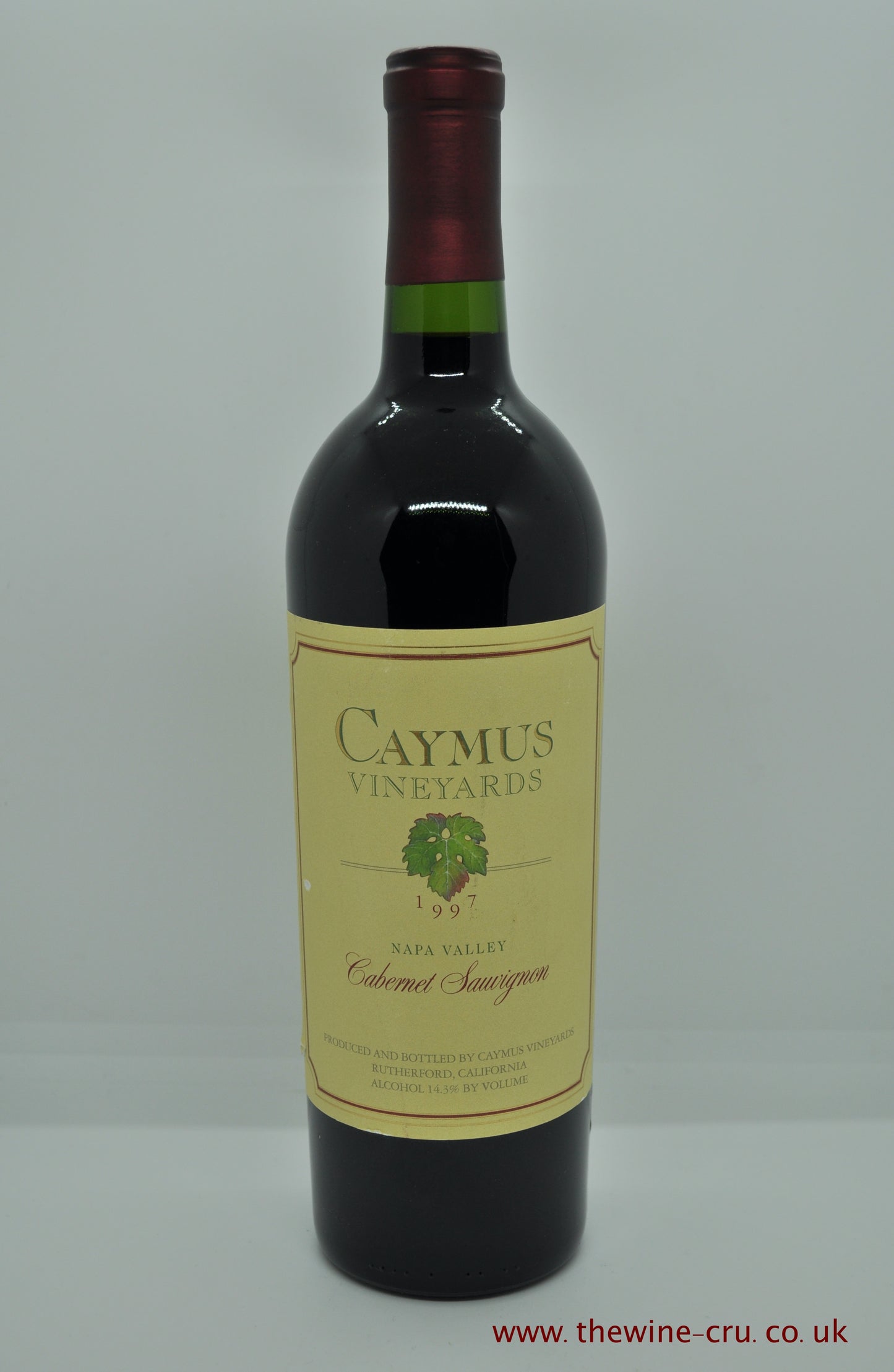 1997 vintage red wine. Caymus Vineyards Napa Valley Cabernet Sauvignon 1997. USA, California. Immediate delivery. Free local delivery.