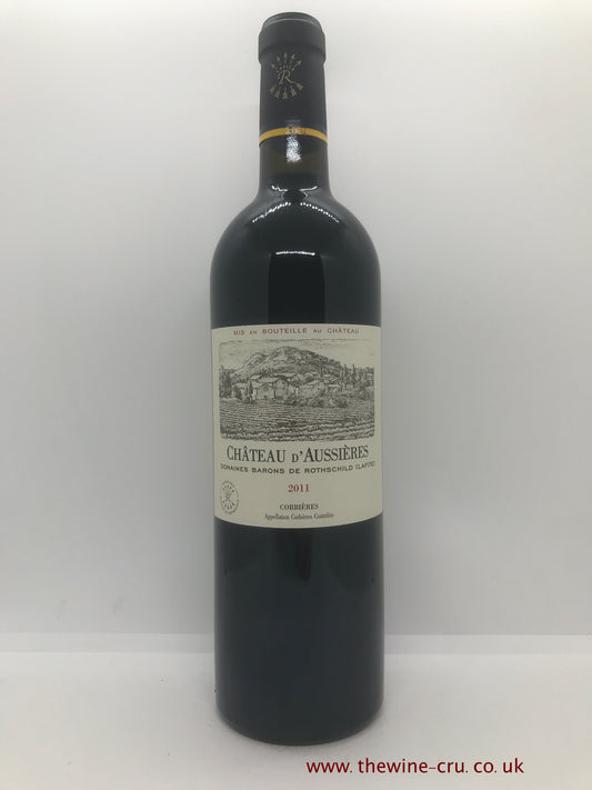 2011 vintage red wine. Chateau D'Aussieres 2011. France, Languedoc. Immediate delivery. Free local delivery. Gift wrapping available.