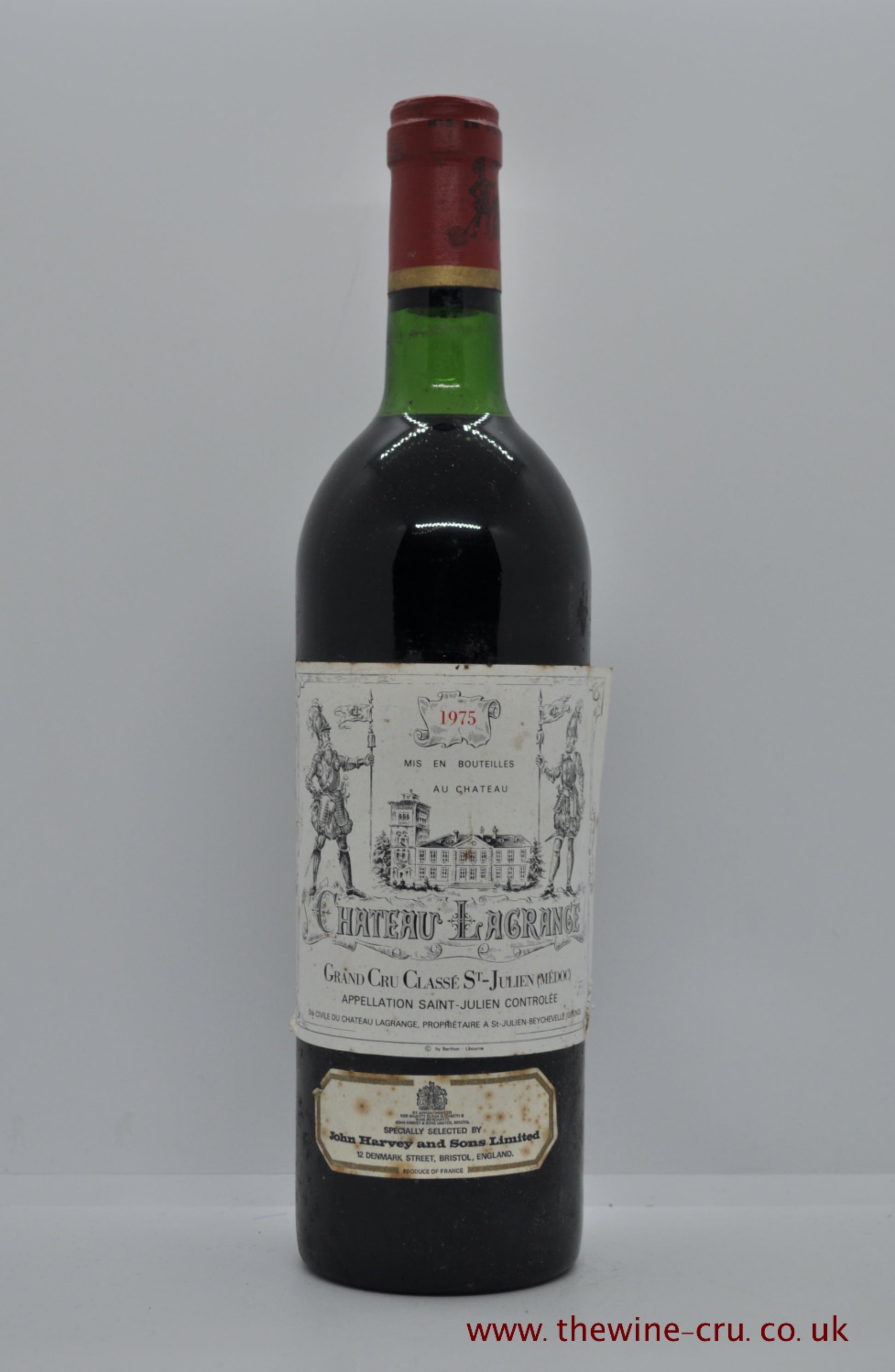 1975 vintage red wine. Chateau Lagrange 1975. France Bordeaux. Immediate delivery. free local delivery.