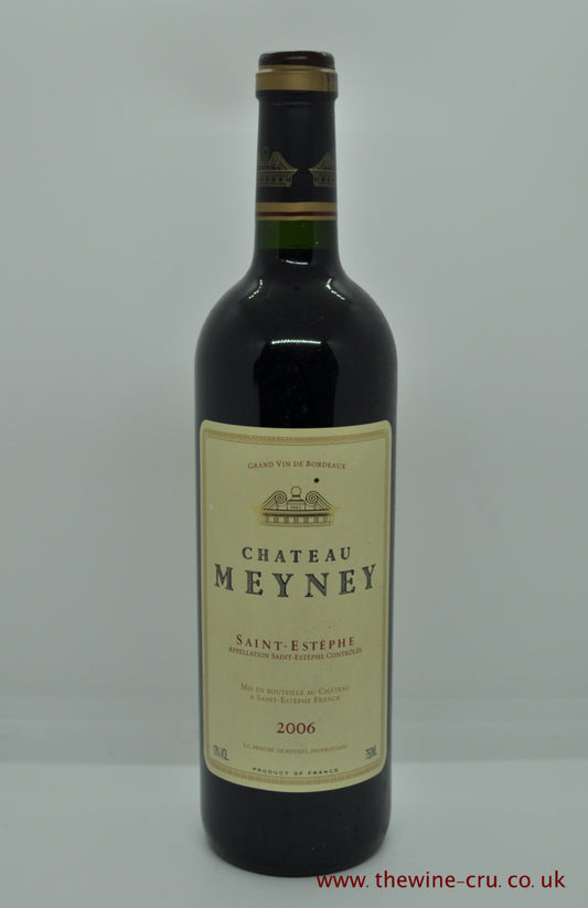 2006 vintage wine. Chateau Meyney 2006. France, Bordeaux. Immediate delivery. Free local delivery. Gift wrapping available.