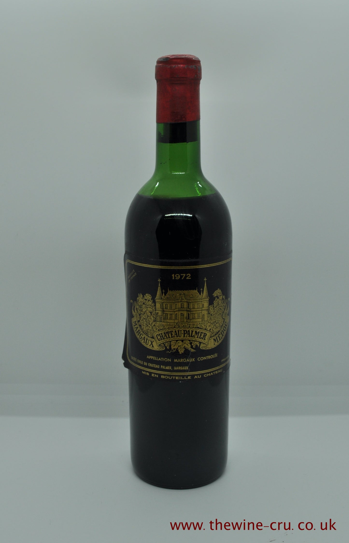 1972 vintage red wine. Chateau Palmer 1972. France Bordeaux. Immediate delivery. Free local delivery.