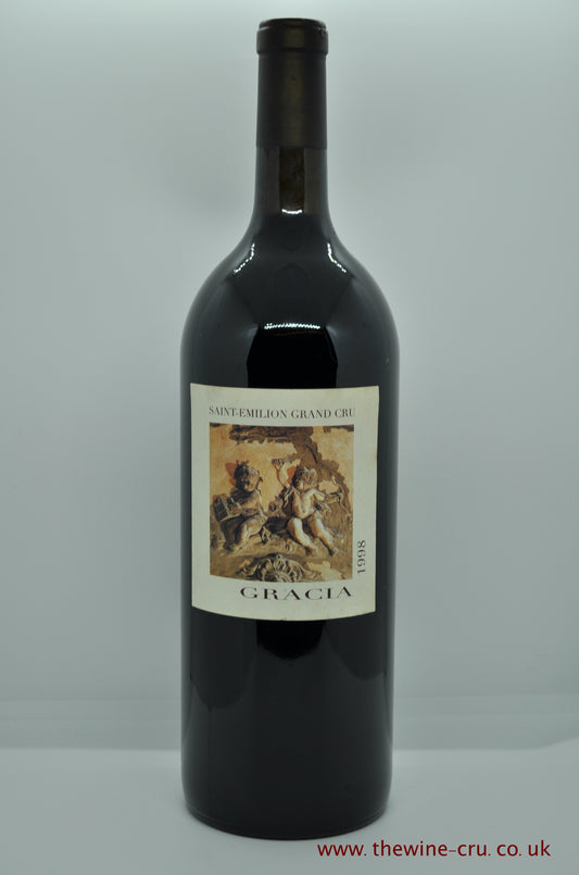 1998 vintage red wine. Graciano Magnum 1998. france Bordeaux. Immediate delivery UK. Free local delivery.