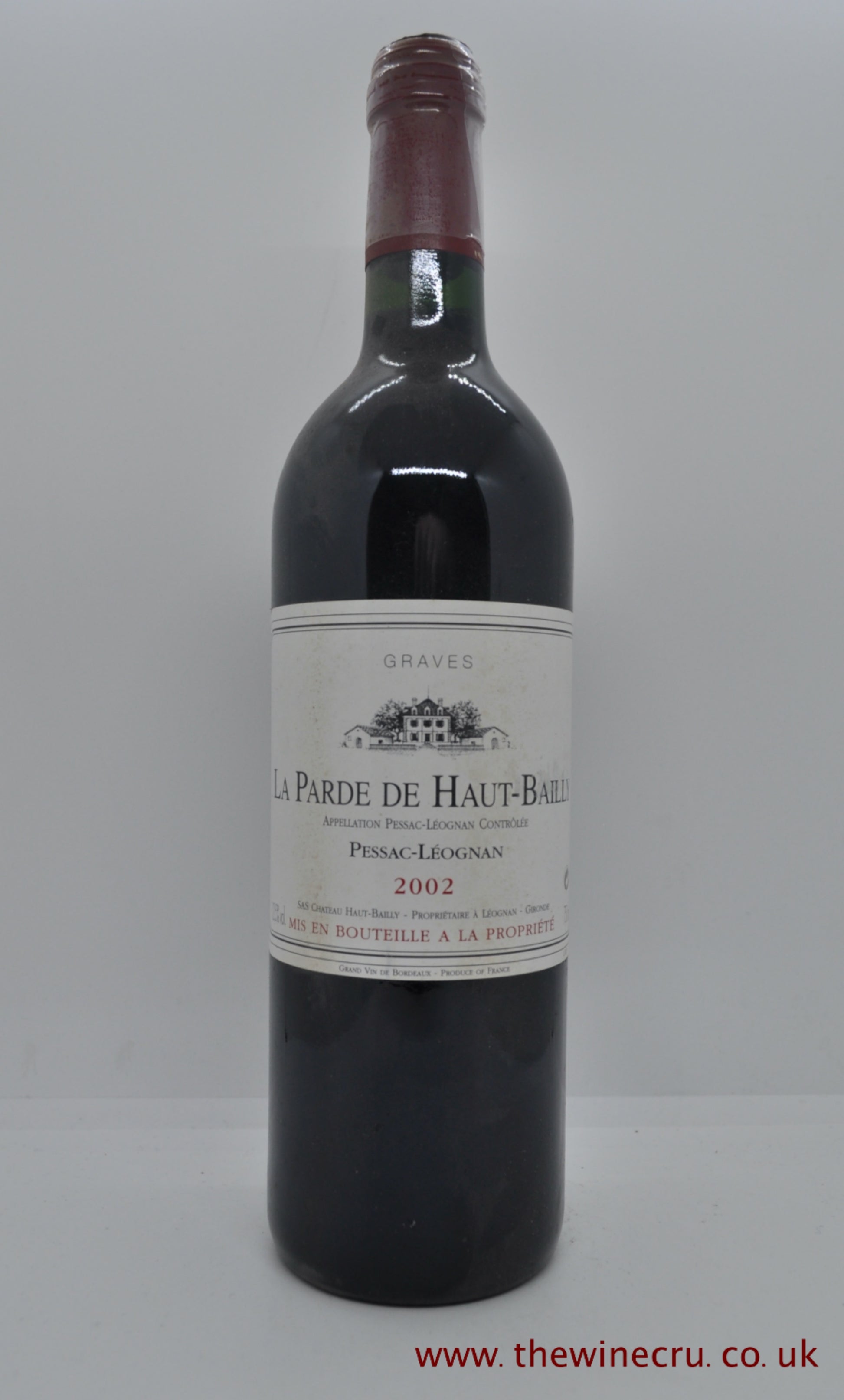 La Parde De Haut Bailly 2002 France Bordeaux