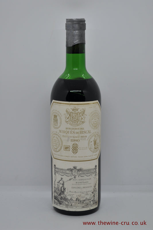 Marquis de Riscal 1980 Spain Rioja