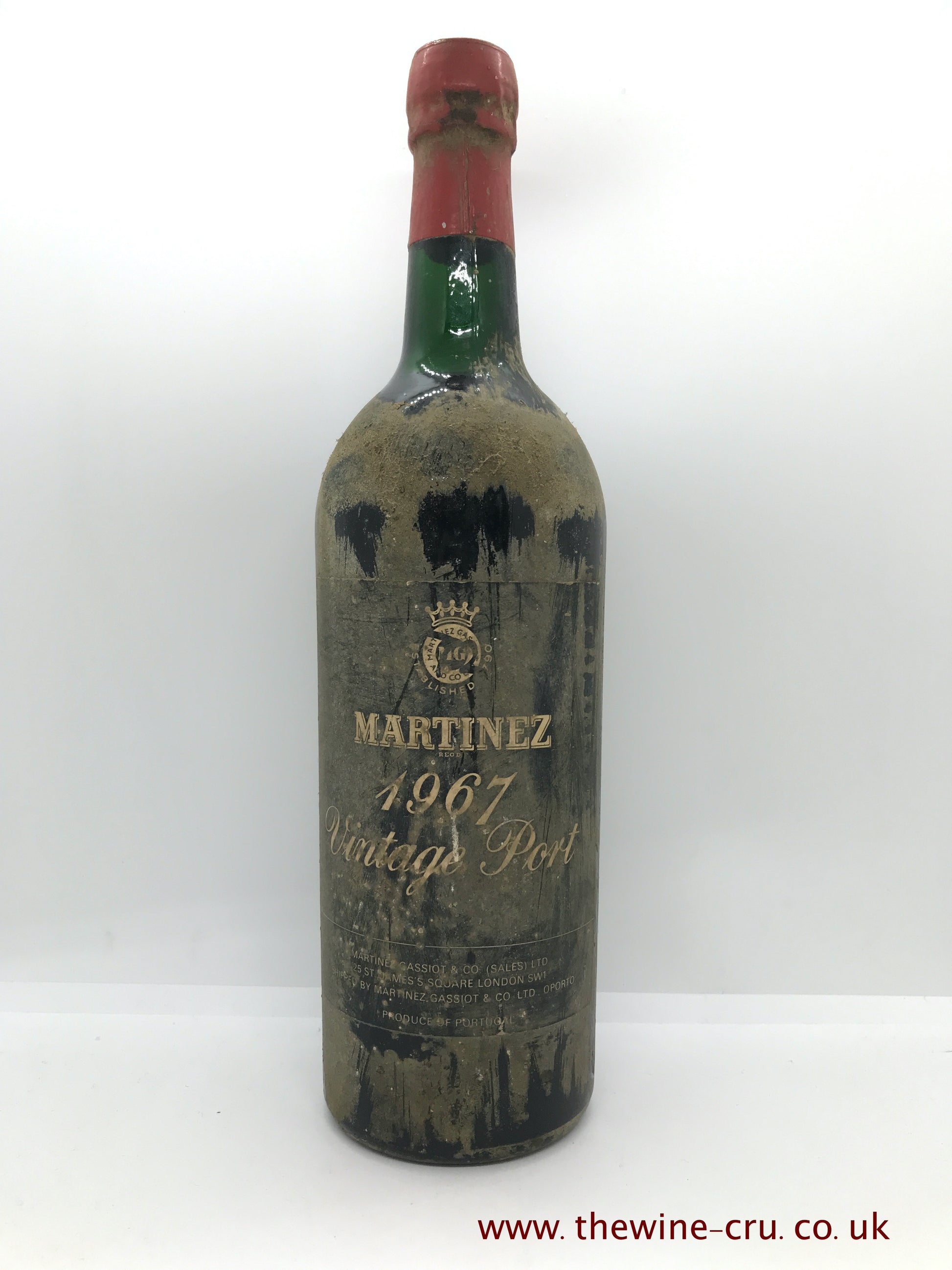 1967 vintage port wine. Martinez Vintage Port 1967. Portugal. Immediate delivery. Free local delivery. Gift wrapping available.