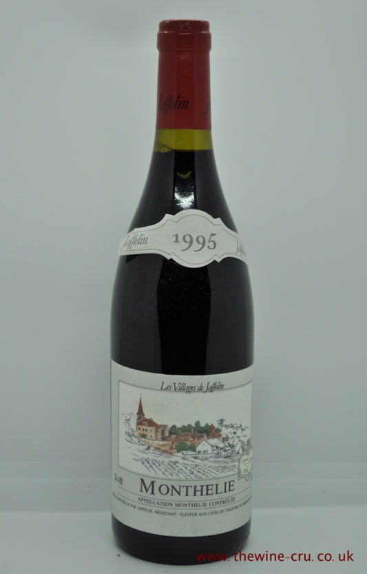 1995 vintage red wine. Monthelie Domaine Jaffelin 1995. France, Burgundy. Immediate delivery. Free local delivery. Gift wrapping available.