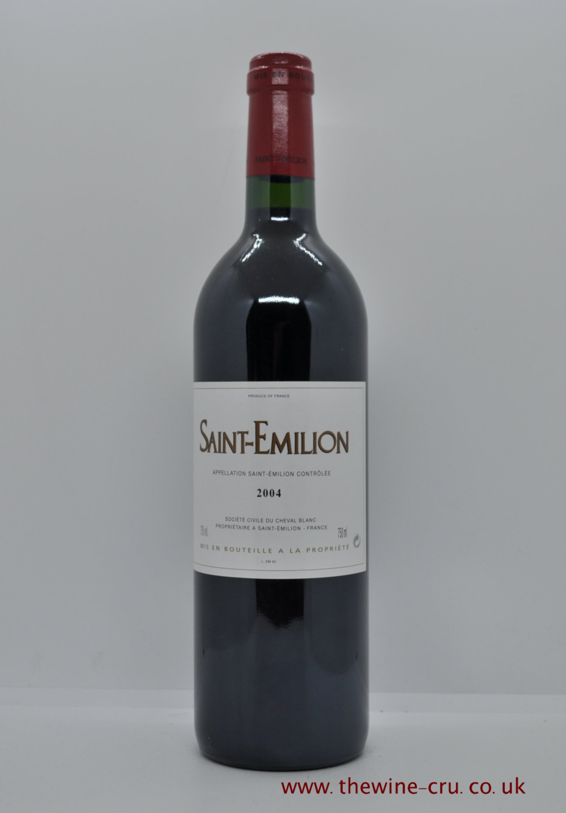 Saint Emilion Society Civile Du Cheval Blanc 2004 France Bordeaux