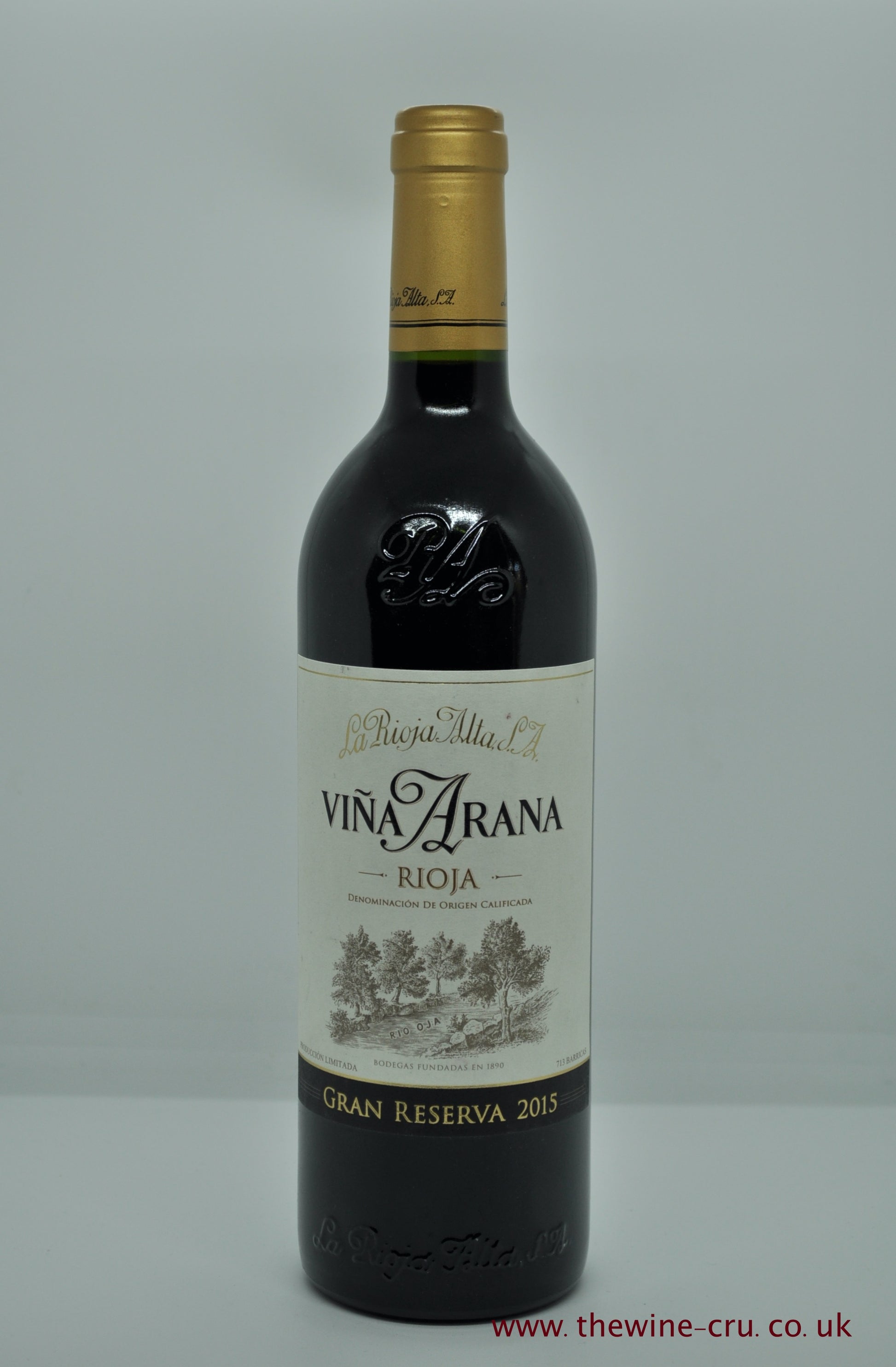 2015 vintage red wine. La Rioja Alta S.A. Vina Arana Gran Reserva 2015. Spain. Immediate delivery. Free local delivery. Gift wrapping available.